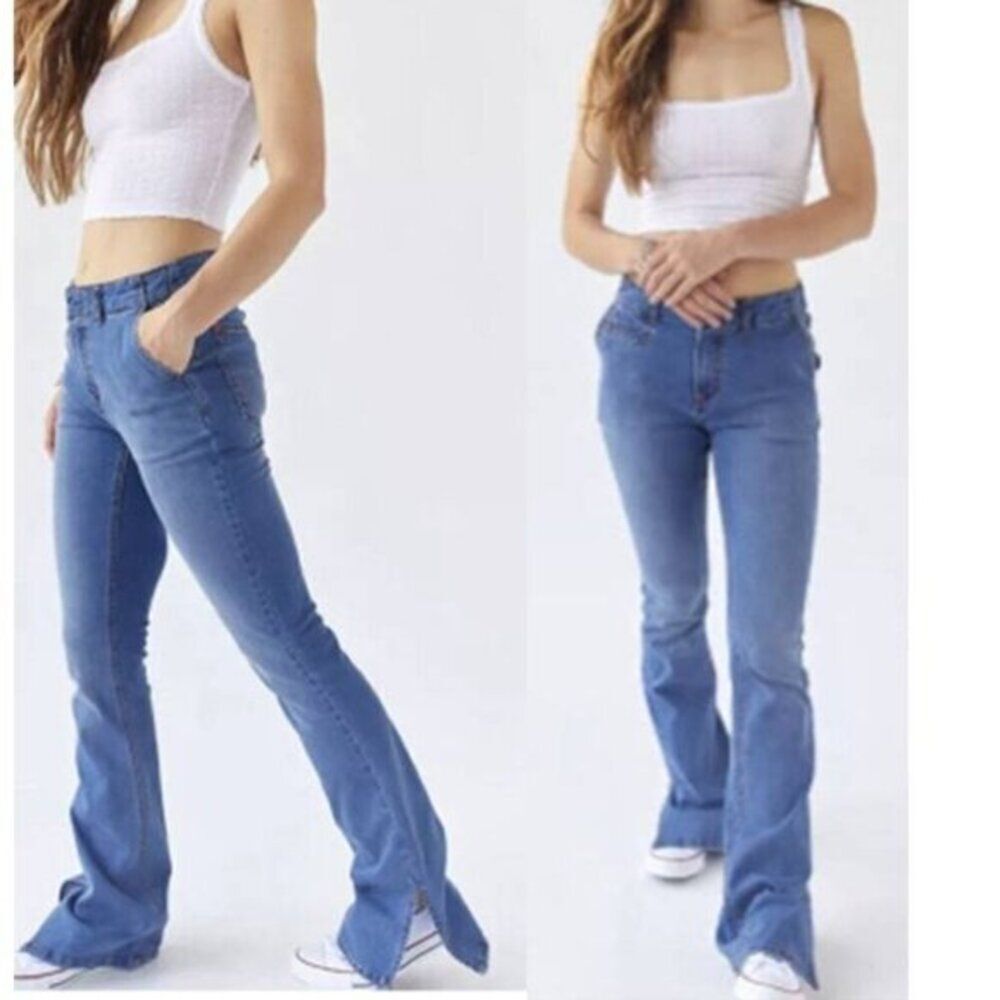 BDG Women's Stretchy Jean Retro Skinny Mid Rise Cotton Washed Denim Size25 $89